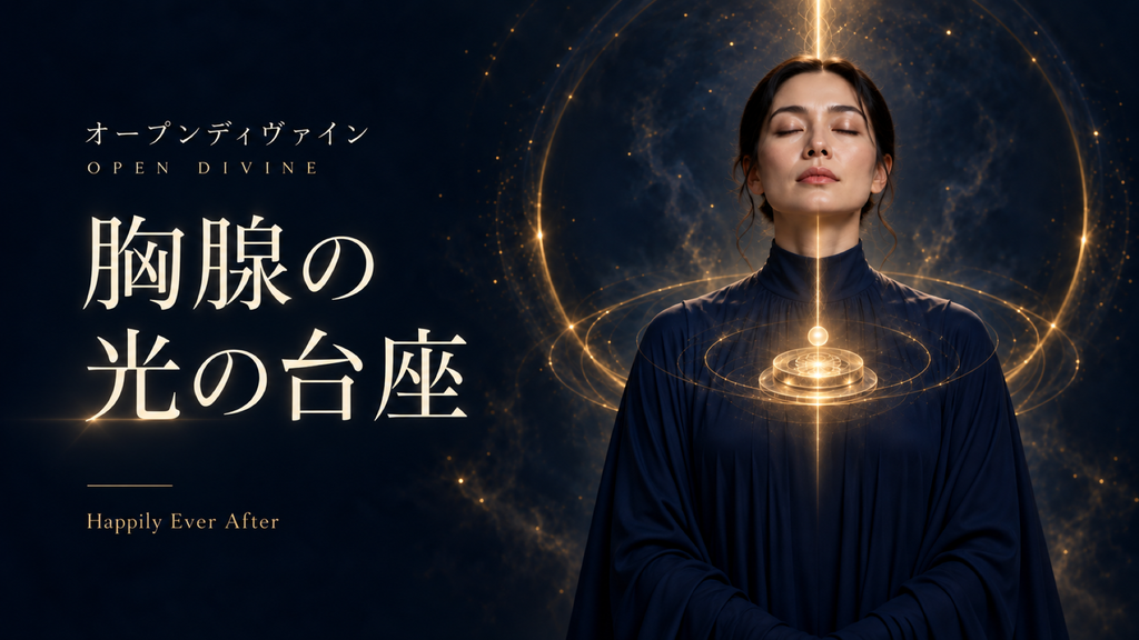 胸腺の光の台座のイメージ