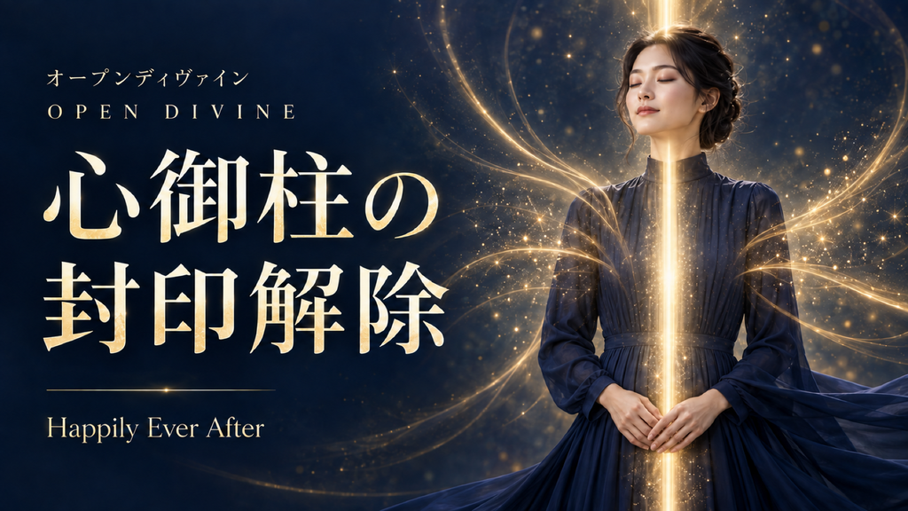 心御柱の封印解除のイメージ