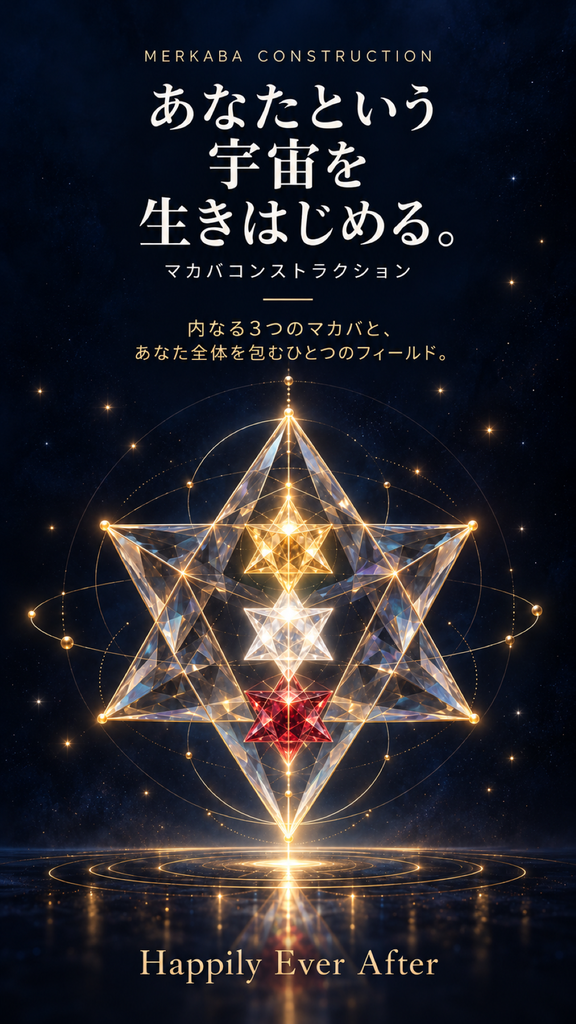 マカバコンストラクション｜神聖幾何学マカバを内と外に構築する。スマホイメージ